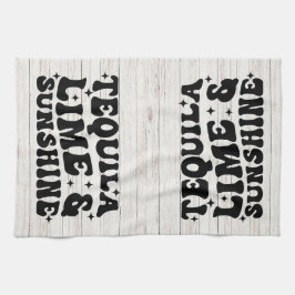 Tequila, Limon & Sunshine Geschirrtuch