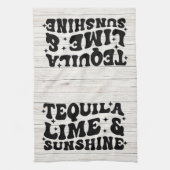 Tequila, Limon & Sunshine Geschirrtuch (Vertikal)