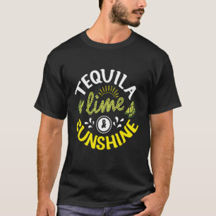 Tequila Limon und sonnig mexikanischer Alkoholisch T-Shirt