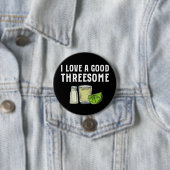 Tequila Limoner und salziger Barkeeper Button (Beispiel)