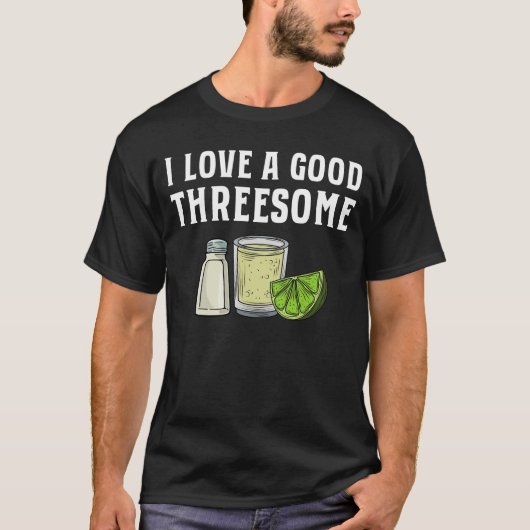 Tequila Limoner und salziger Barkeeper T-Shirt (Vorderseite)