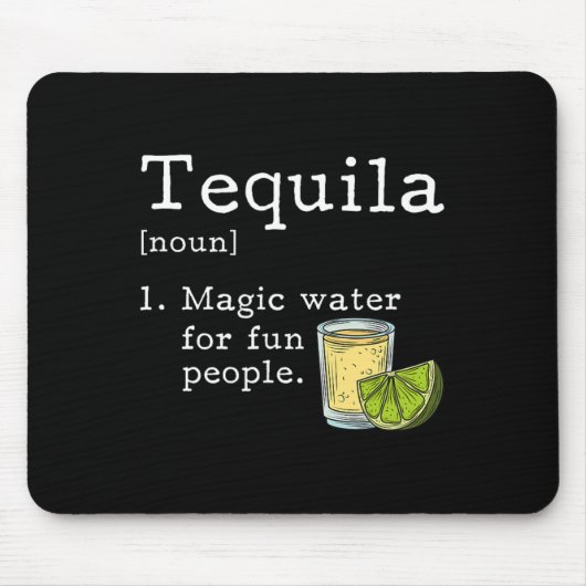 Tequila Lover Cinco De Mayo Mexikanisches Party Mousepad (Vorne)