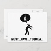 Tequila Lover Postkarte (Vorne/Hinten)