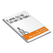 Tequila Lover's Large Orange Birthday Card Notizblock (Rechte Seite)