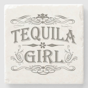 Tequila-Mädchen Steinuntersetzer