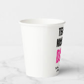 Tequila Made Us Do It | Bride Squad Drinking Pappbecher (Rechts)