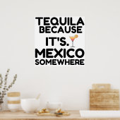 TEQUILA MEXICO IRGENDWO POSTER (Küche)
