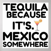 TEQUILA MEXICO IRGENDWO POSTER (Vorne)