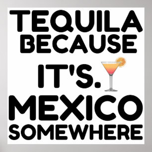 TEQUILA MEXICO IRGENDWO POSTER