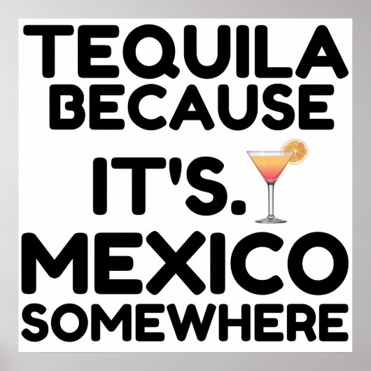 TEQUILA MEXICO IRGENDWO POSTER (Vorne)