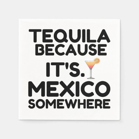 TEQUILA MEXICO IRGENDWO SERVIETTE (Vorderseite)