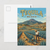 Tequila Mexiko Postkarte (Vorne/Hinten)