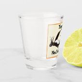 Tequila Mockingbird literarischer Witz Schnapsglas (Links)