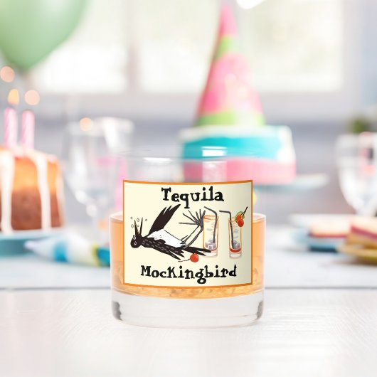 Tequila Mockingbird literarischer Witz Whiskyglas (Insitu (Geburtstag))