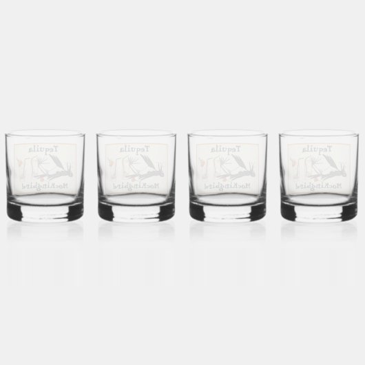Tequila Mockingbird Witz Trinkbehälter Set Whiskyglas (Hinten)