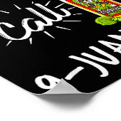 Tequila Notfall Anruf 9 Juan Juan - Lustiger Tequi Poster (Ecke)