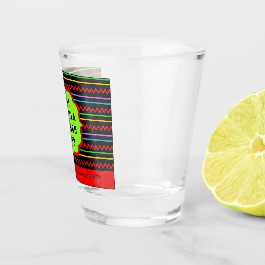 Tequila O'Clock Personalisierte Veranstaltung Schnapsglas (Rechts)