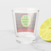 Tequila O'Clock Personalisiertes Event Schnapsglas (Rückseite)