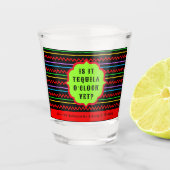 Tequila O'Clock Personalisiertes Event Schnapsglas (Vorderseite)