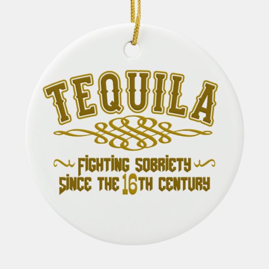 TEQUILA-Ornament Keramikornament (Vorne)