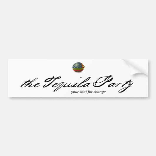 Tequila-Party-Autoaufkleber Autoaufkleber (Vorne)
