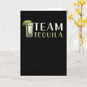 Tequila Party Team Karte (Gelbe Blume)