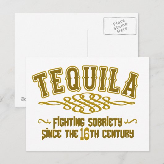 TEQUILA-Postkarte Postkarte (Vorne/Hinten)