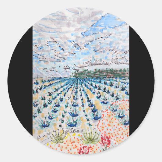 Tequila Runder Aufkleber (Vorderseite)