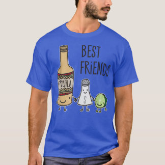 Tequila Salt und die Limonen besten Freunde Margar T-Shirt