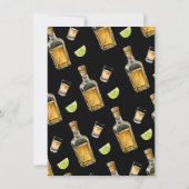 Tequila Shot Milestone Man's Birthday Einladung (Rückseite)