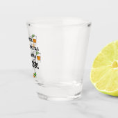 Tequila-Shotglas mit Limonem Bar-Glasfaserkabel Schnapsglas (Rechts)