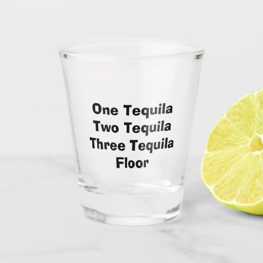 Tequila-Shotglas Schnapsglas (Vorderseite)
