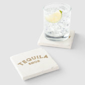 Tequila Snob Stone Untersetzer (Seitenansicht)