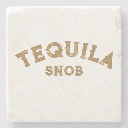 Tequila Snob Stone Untersetzer (Vorderseite)