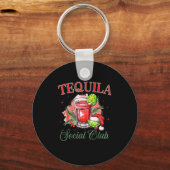 Tequila Social Club Tequila Tail Club Drinking Chr Schlüsselanhänger (Vorderseite)