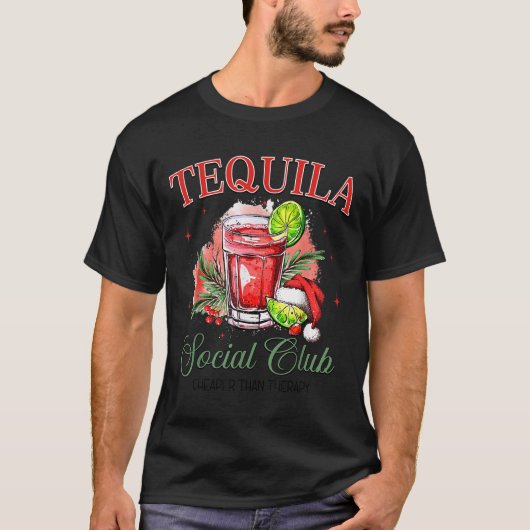 Tequila Social Club Tequila Tail Club Drinking Chr T-Shirt (Vorderseite)