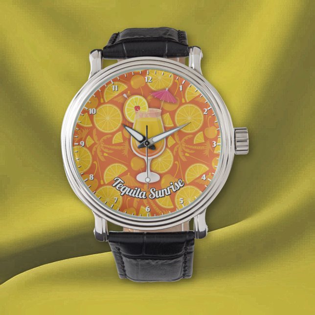 Tequila-Sonnenaufgang Armbanduhr (Von Creator hochgeladen)
