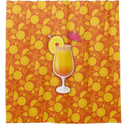 Tequila-Sonnenaufgang Duschvorhang (Vorderseite)