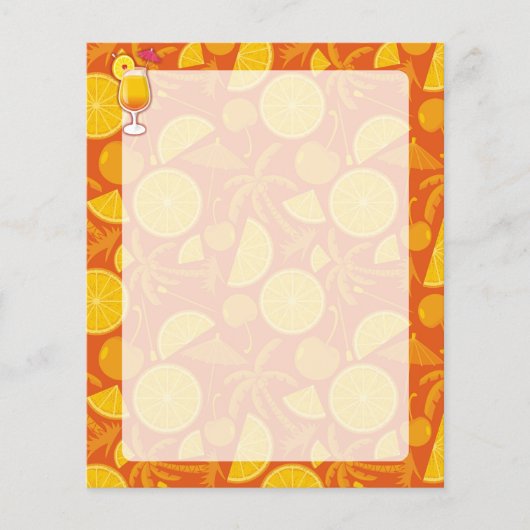 Tequila-Sonnenaufgang Flyer (Vorne)