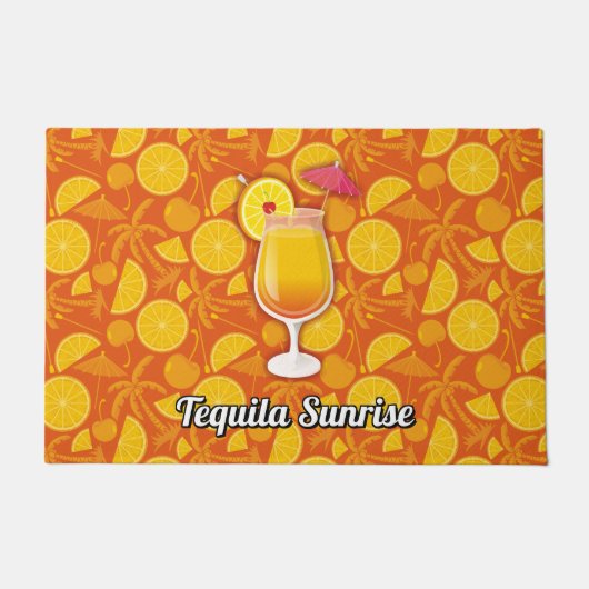 Tequila-Sonnenaufgang Fußmatte (Vorderseite)