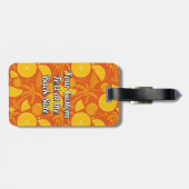 Tequila-Sonnenaufgang Gepäckanhänger (Rückseite horizontal)