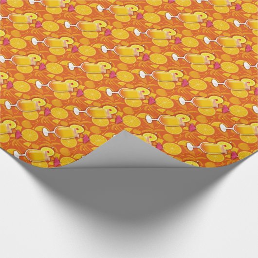 Tequila-Sonnenaufgang Geschenkpapier (Ecke)