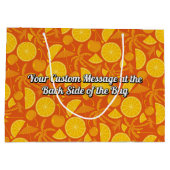 Tequila-Sonnenaufgang Große Geschenktüte (Rückseite)