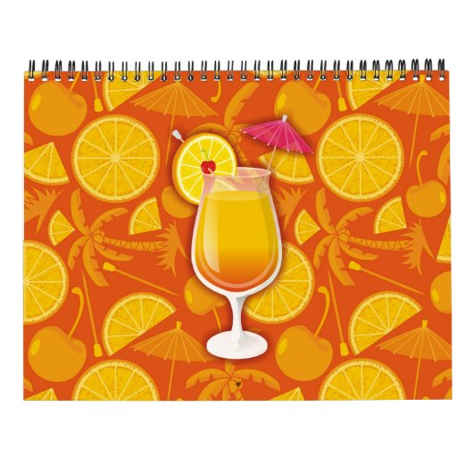 Tequila-Sonnenaufgang Kalender (Rückseite)