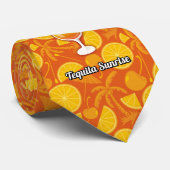 Tequila-Sonnenaufgang Krawatte (Gerollt)