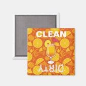 Tequila-Sonnenaufgang Magnet (Vorderseite/Rückseite)