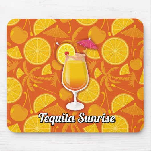 Tequila-Sonnenaufgang Mousepad (Vorne)
