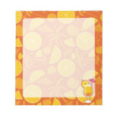 Tequila-Sonnenaufgang Notizblock (Vorderseite)