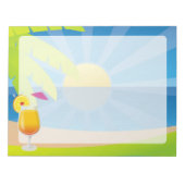 Tequila-Sonnenaufgang Notizblock (Vorderseite)