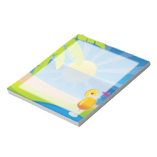 Tequila-Sonnenaufgang Notizblock (Rotiert)